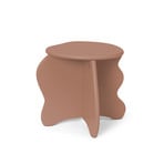 Slope Hocker, MDF lackiert, rose, Höhe 30 cm - ferm LIVING