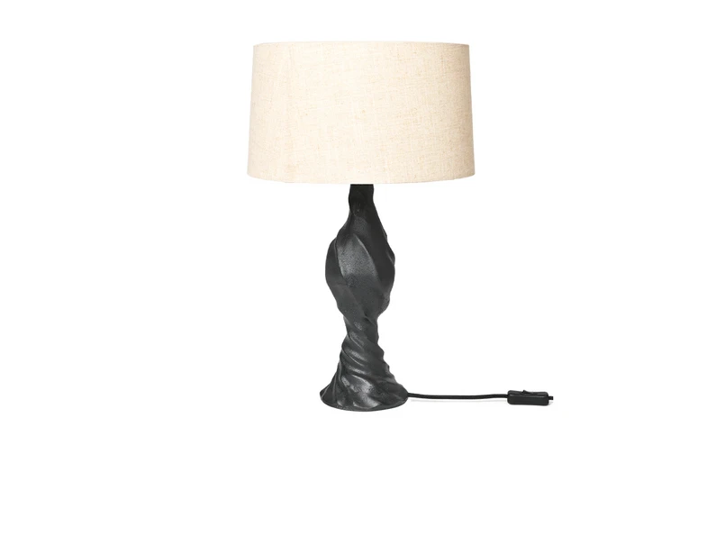 ferm LIVING – Moltan Tischleuchte Black/Natural