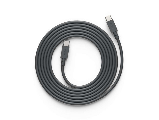 Cavo USB-C a USB-C, nero, lunghezza 2 m - AVOLT