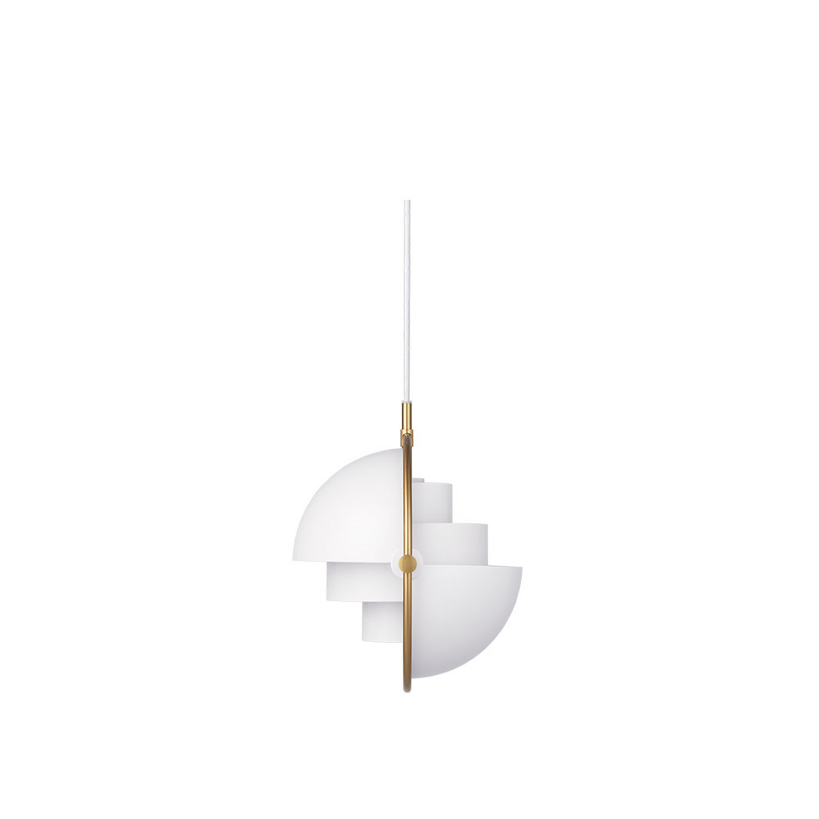 Multi-Lite Lustră Pendul S Brass/White - GUBI