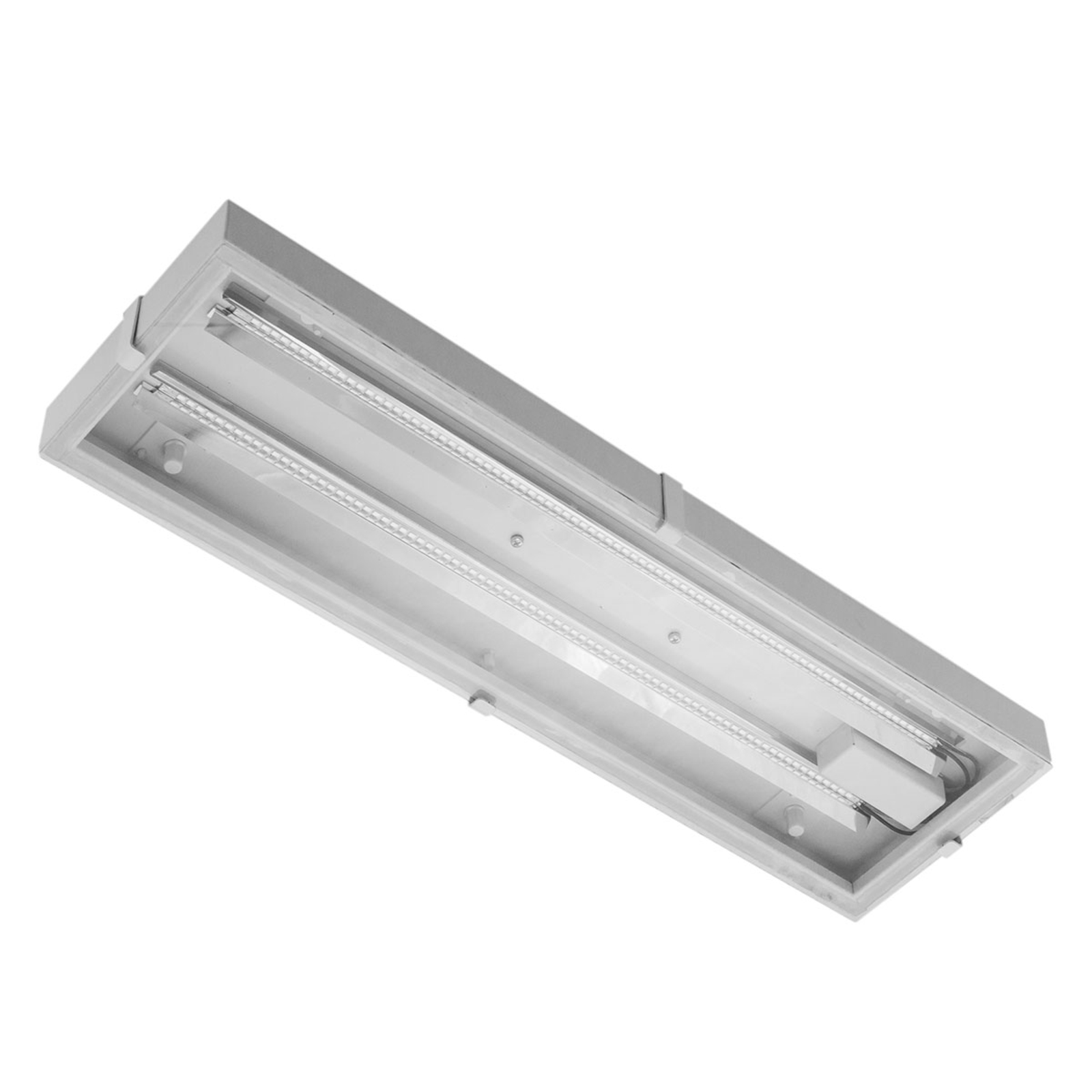 EGG LED high-bay light Narrow Beam glass cover 56 W, sheet steel, glass, 56 W, energy efficiency: A+, L: 65.4 cm, W: 19 cm, H: 9 cm