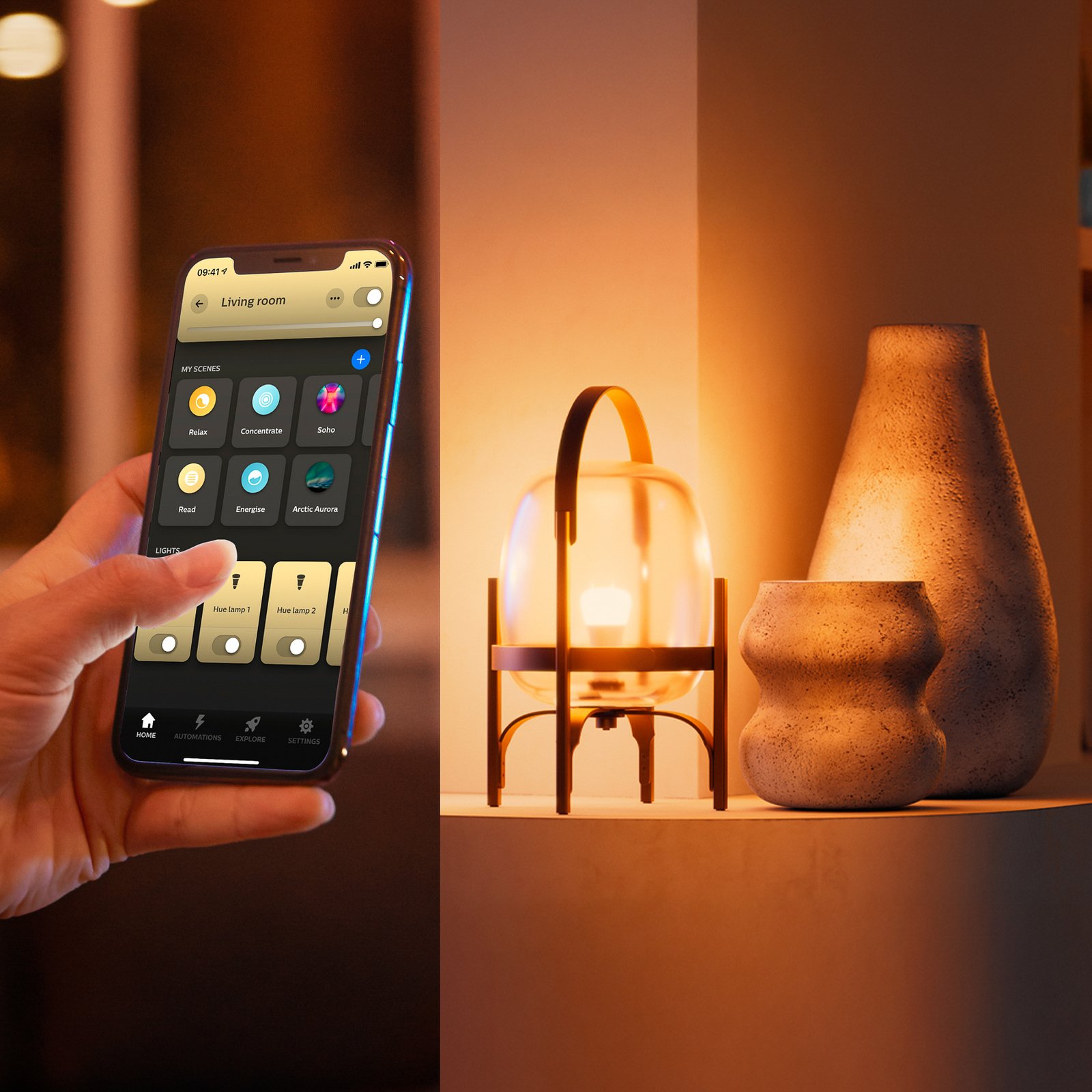 Philips Hue WACA Smart E27 LED, 11,8 W, 1600 lm, CCT, RGB