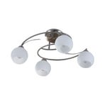 Svean 4 Stropní Lampa White/Nickel - Lindby