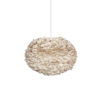 Eos Pendel Medium Lyse Brun/Svart - UMAGE