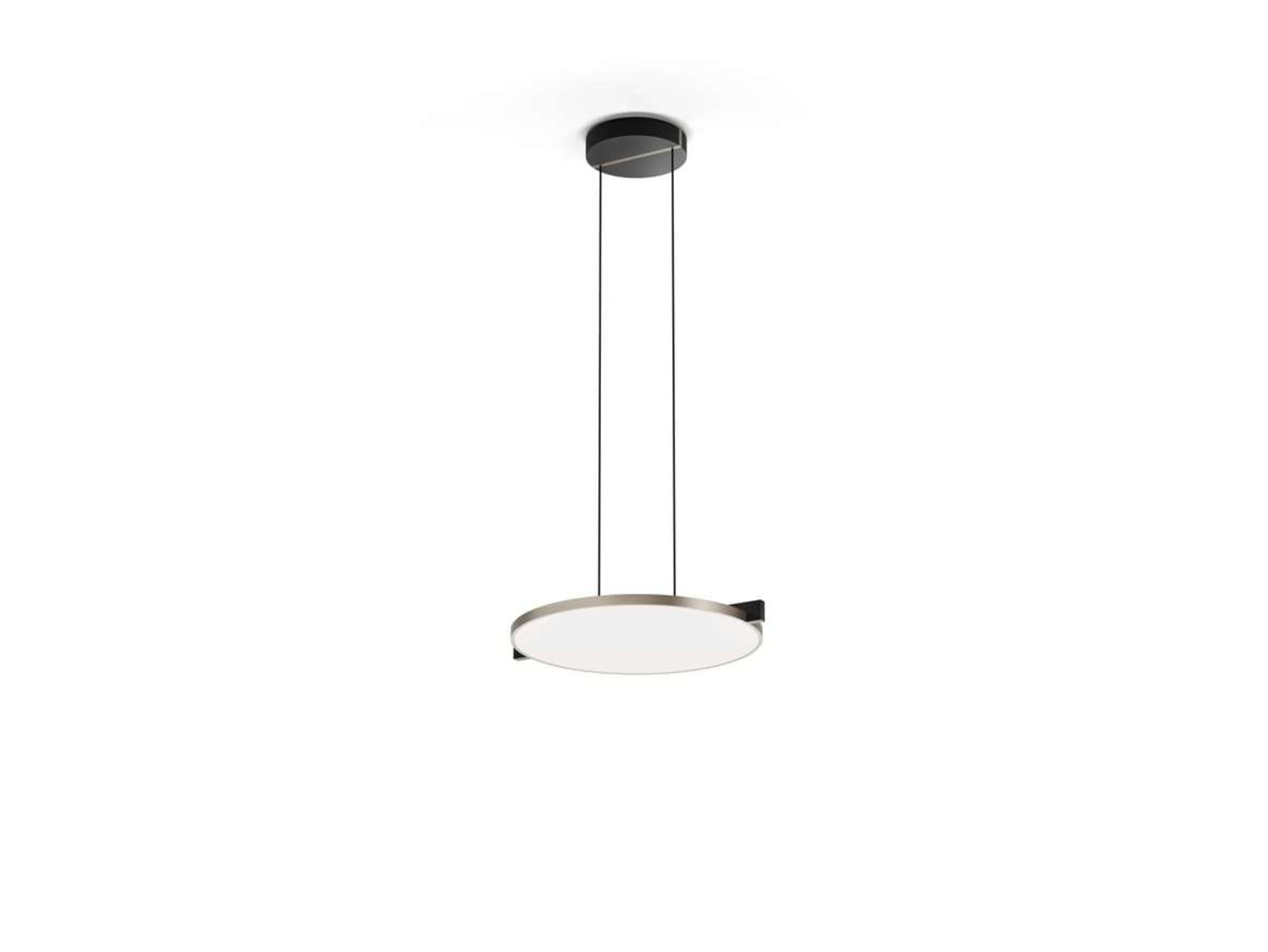 Inlay S3 Disc hänglampa Ø43,8 cm, svart/guld - Light-Point