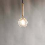 Nuura Miira 1 Large hanging 1-bulb brass/clear