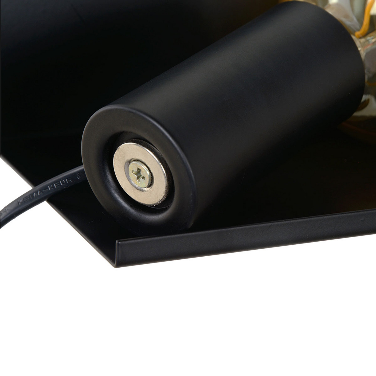 Lucide Aplică practică Sebo din metal negru - Camera de zi / sufragerie - modern