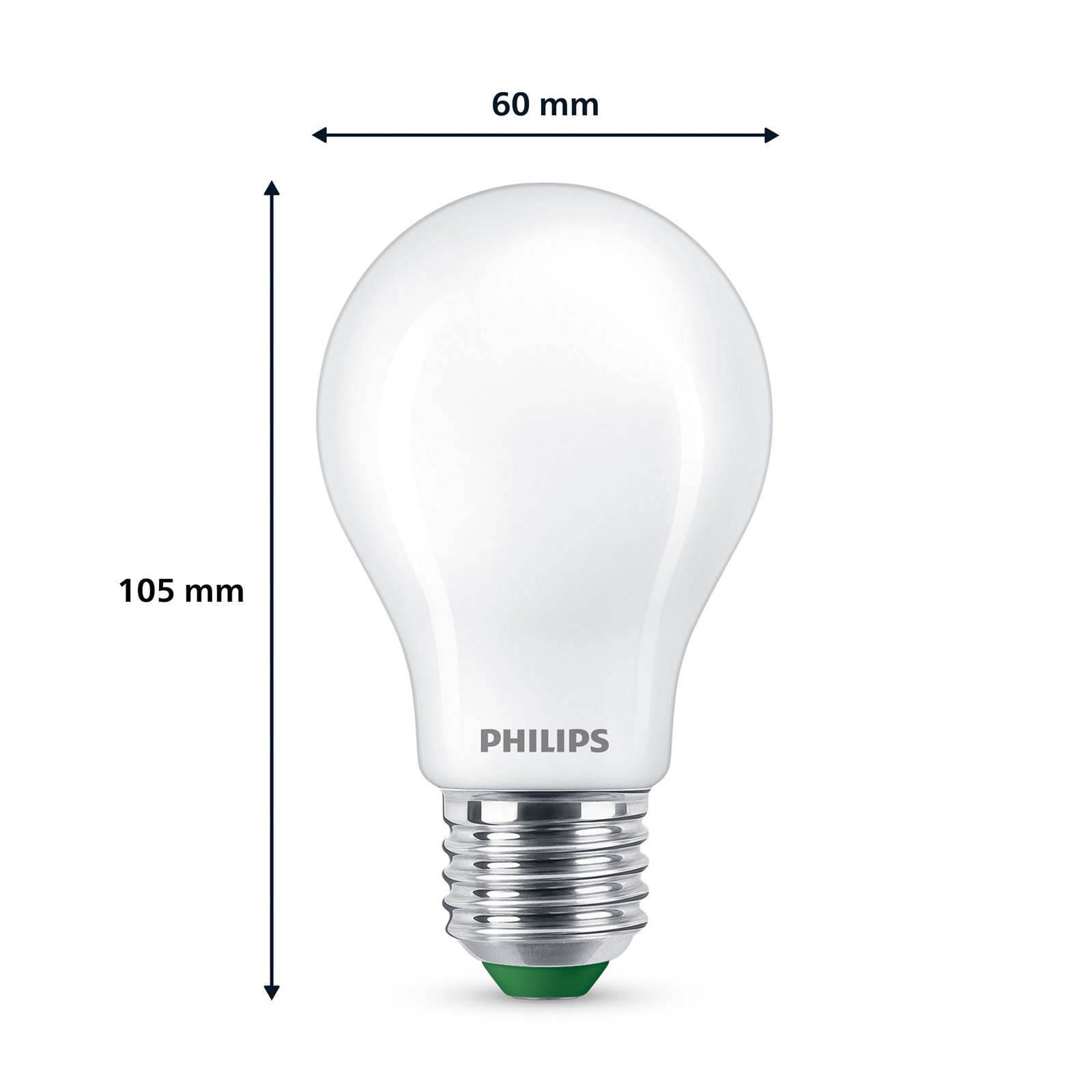 Philips LED лампа E27 A60 4W 840lm матова 4000К