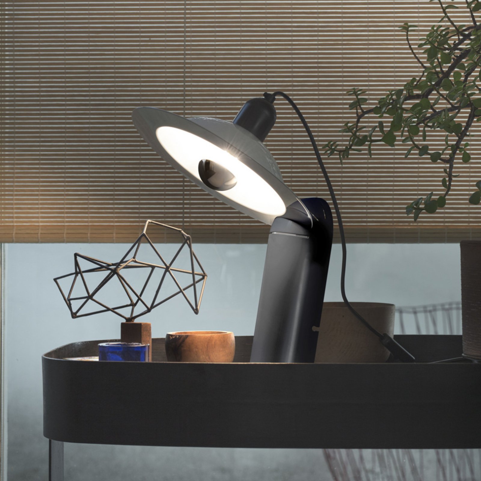 Stilnovo Lampiatta LED-Wand-/Tischleuchte, schwarz