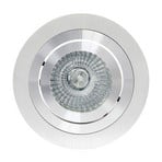 Luminaire encastrable Básico, rond, nickel satiné