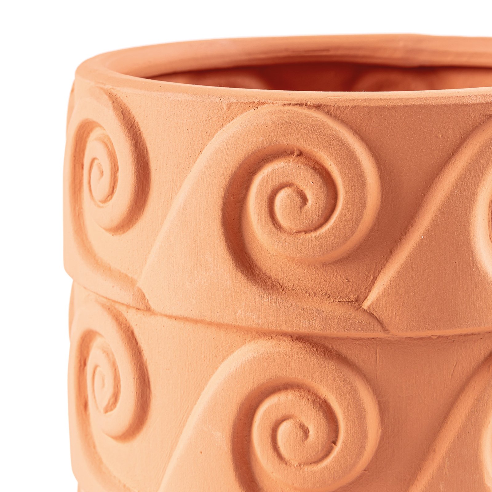 SELETTI Vaso Magna Graecia Onda, base para copos, terracota