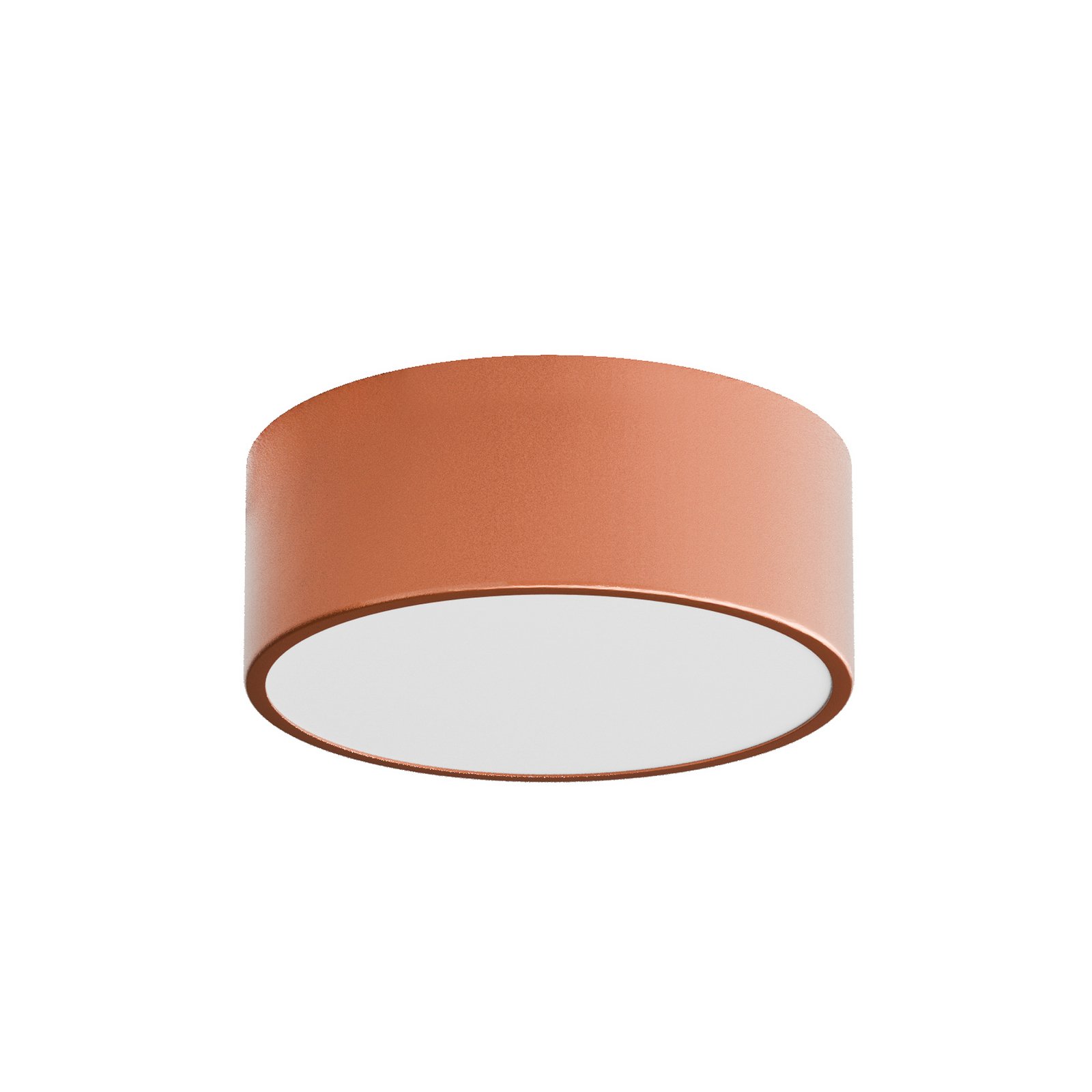 Cleo 200 loftlampe, kobber, sensor, IP20, Ø 20 cm, E27