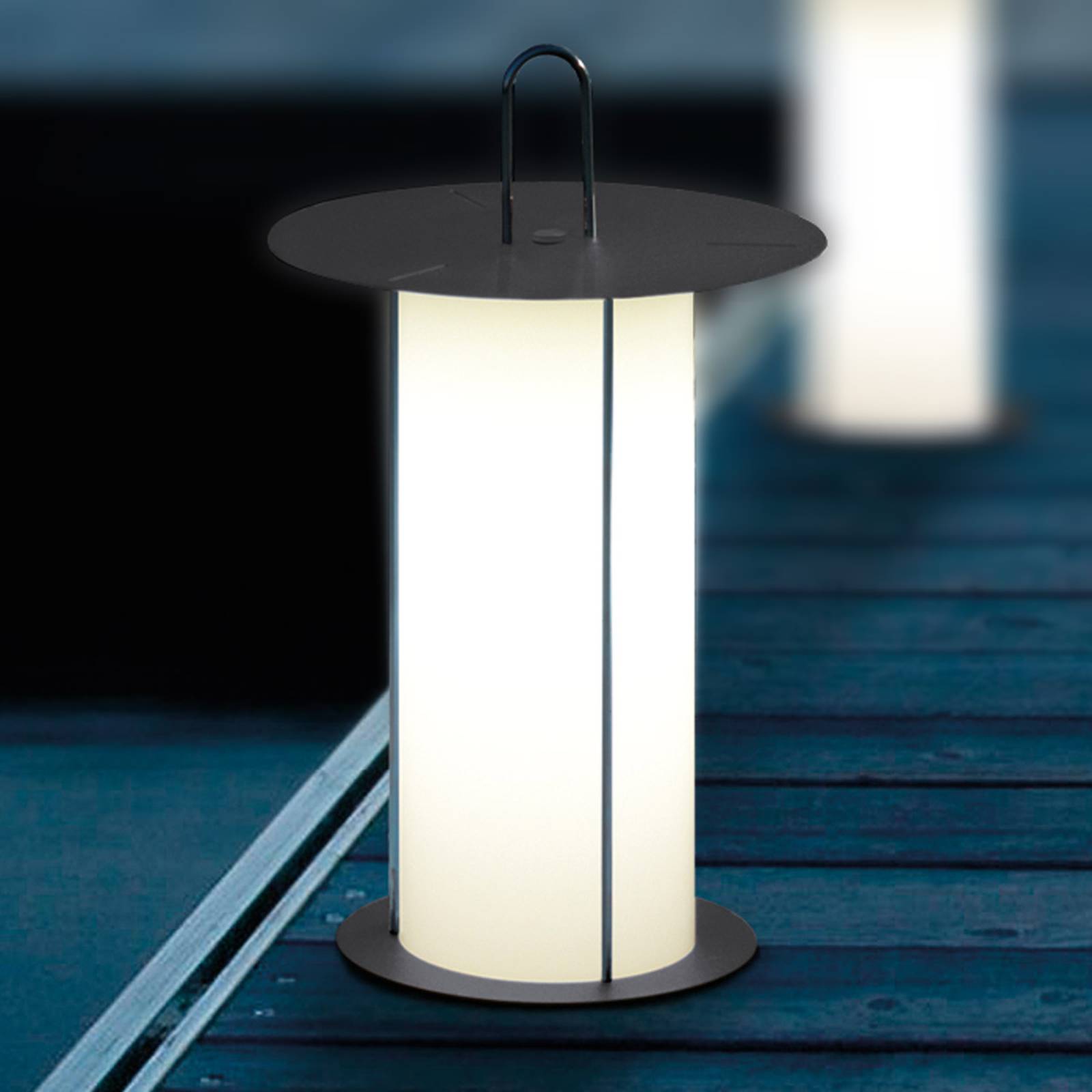 Modo Luce Diogene LED-terrasslampa batteri grafit