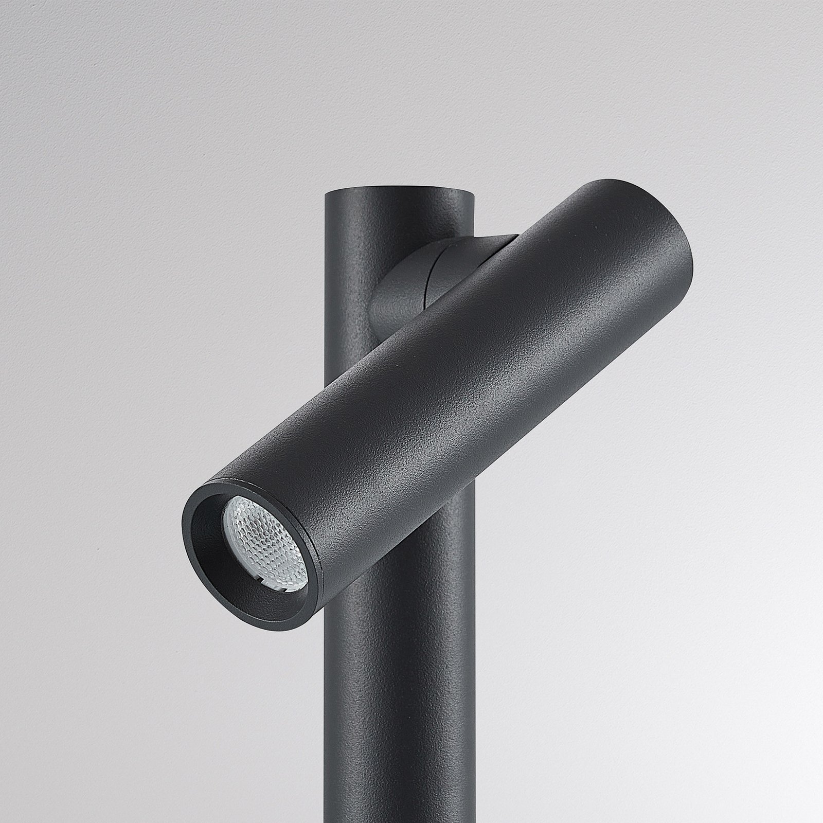 Molto Luce LED rechargeable floor lamp Mimo F, anthracite, aluminium