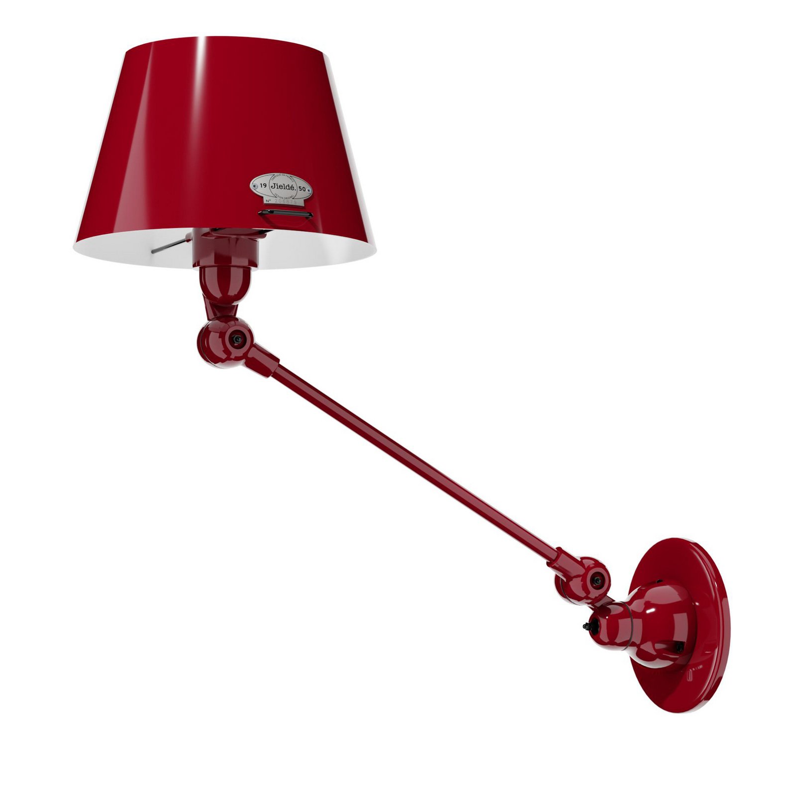Jieldé Aicler AID301 lampa ścienna przegub burgund