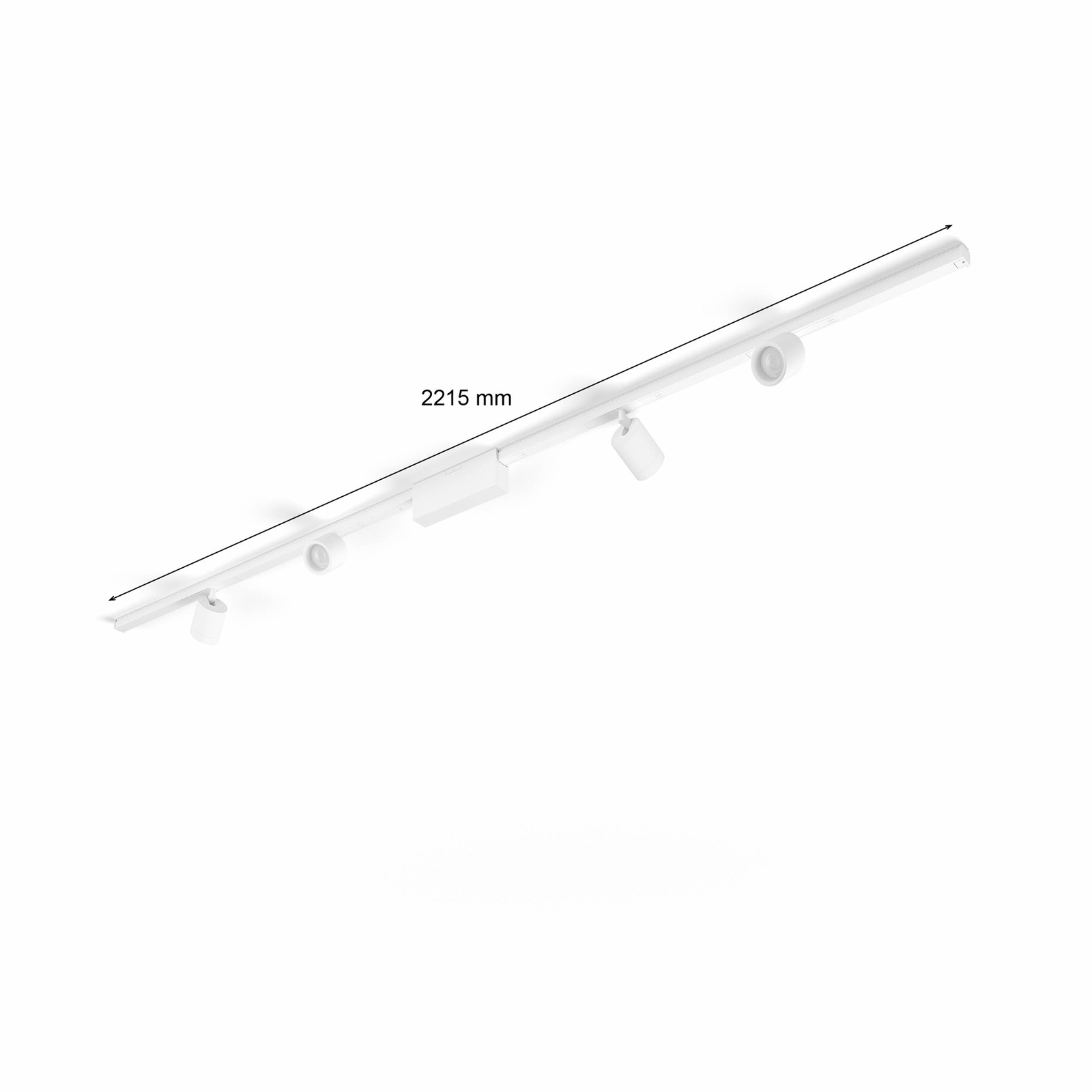 Perifo Schienensystem 4x Spots weiß - Philips Hue