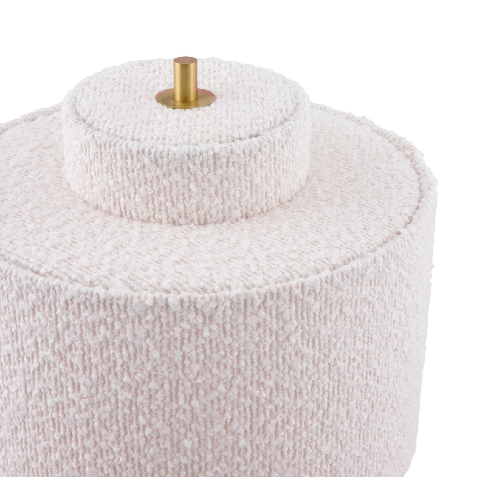 Globen Lighting laualamp Noah, valge, kõrgus 31 cm, tekstiil