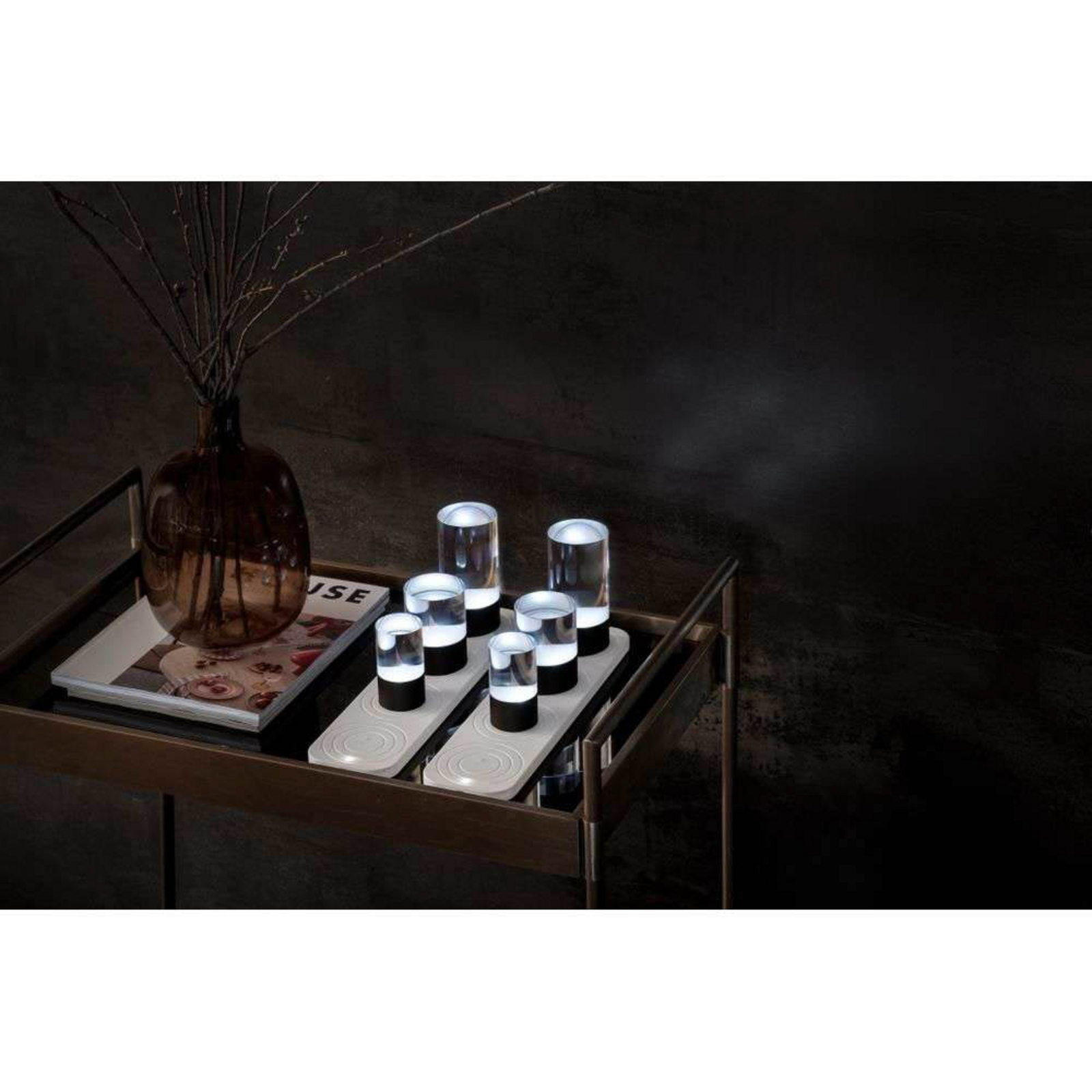 Glow Rod Portable Table Lamp 4,5x8 cm Clear - Uyuni Lighting