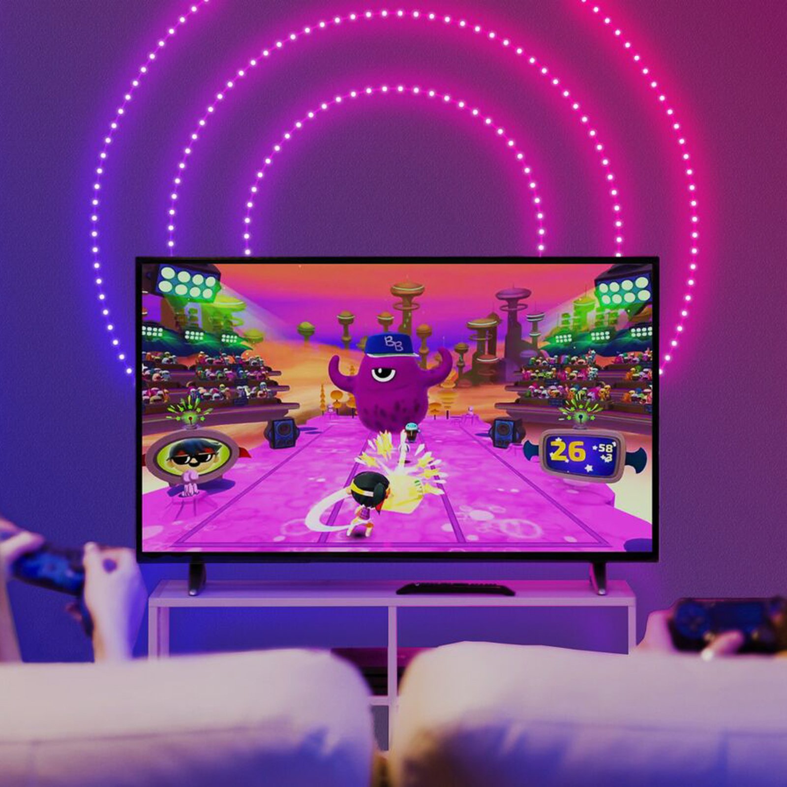 Twinkly Dots LED-Lichterkette RGB, IP44, 10m