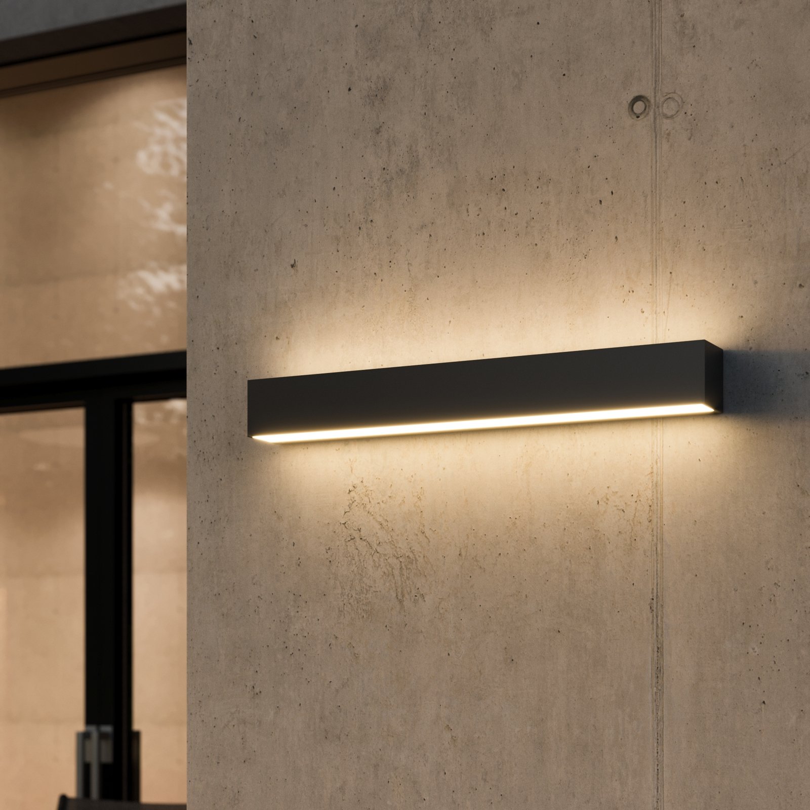 Tuana Außen Wandleuchte IP65 Graphite - Lucande