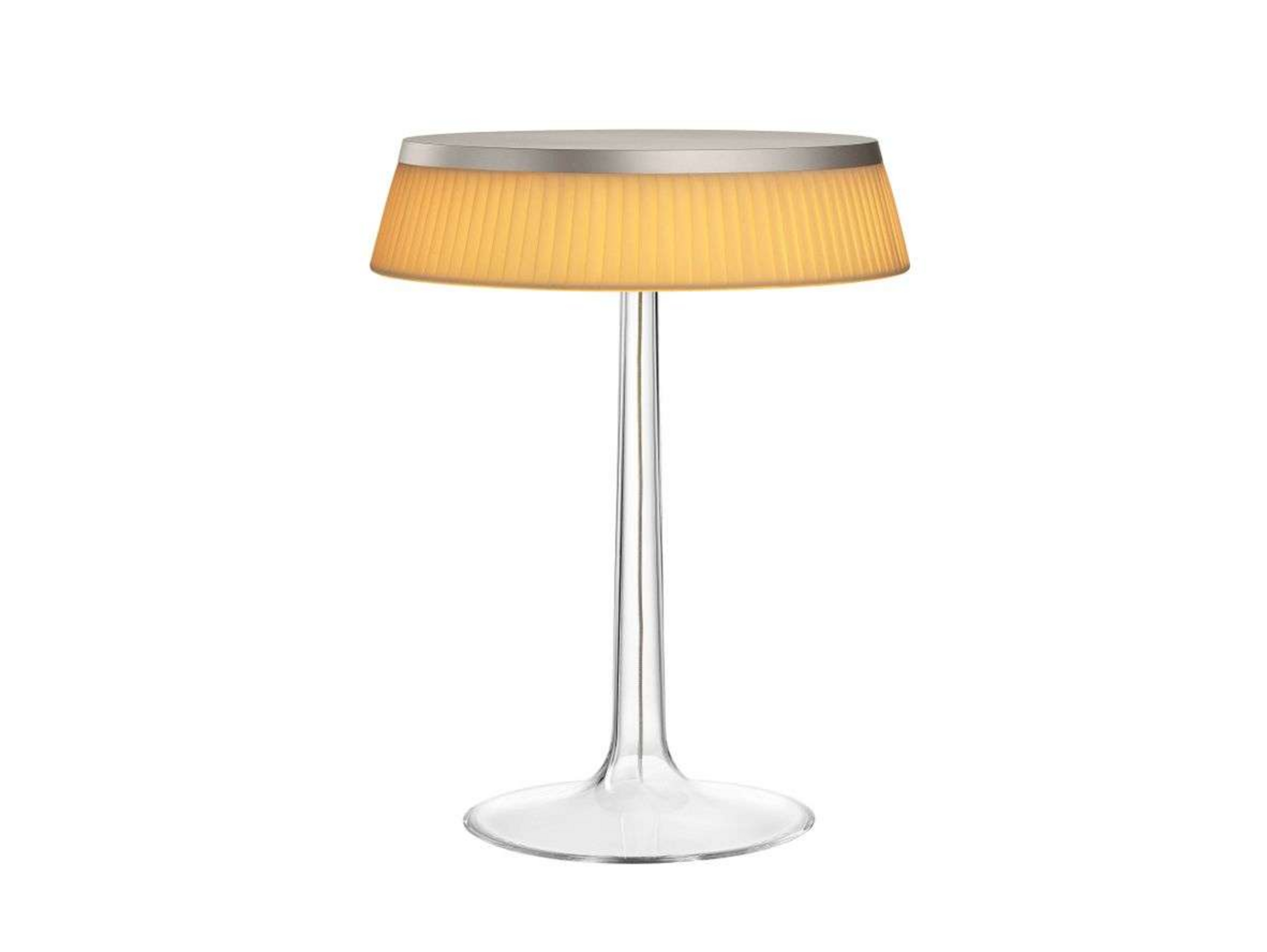 Bon Jour T Lampe de Table Mat Chrome/Soft - Flos