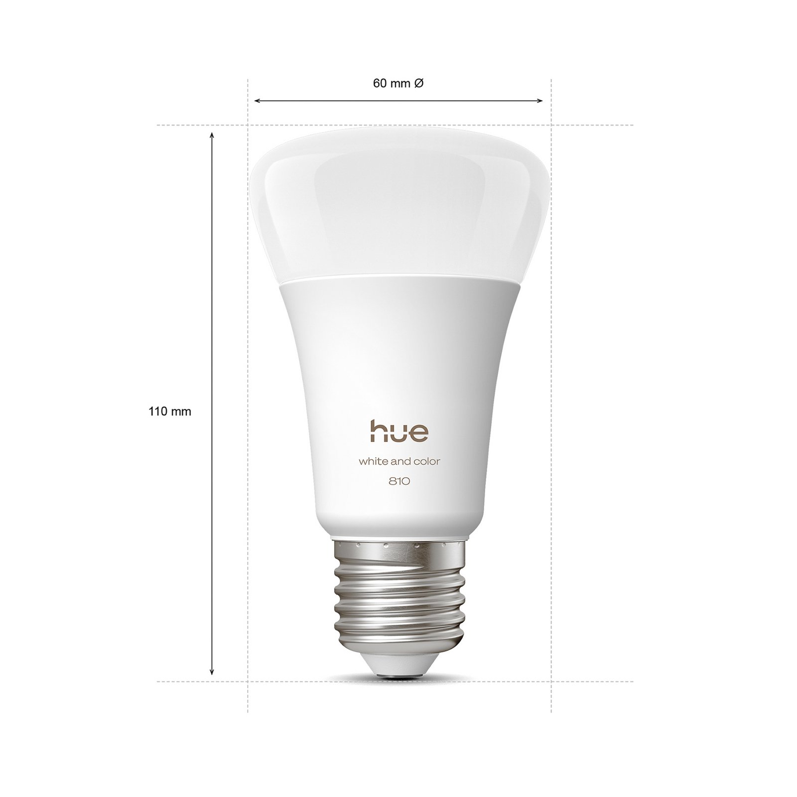 Philips Hue WACA Smart E27 LED, 6 W, 810 lm, CCT RGB 2-pack
