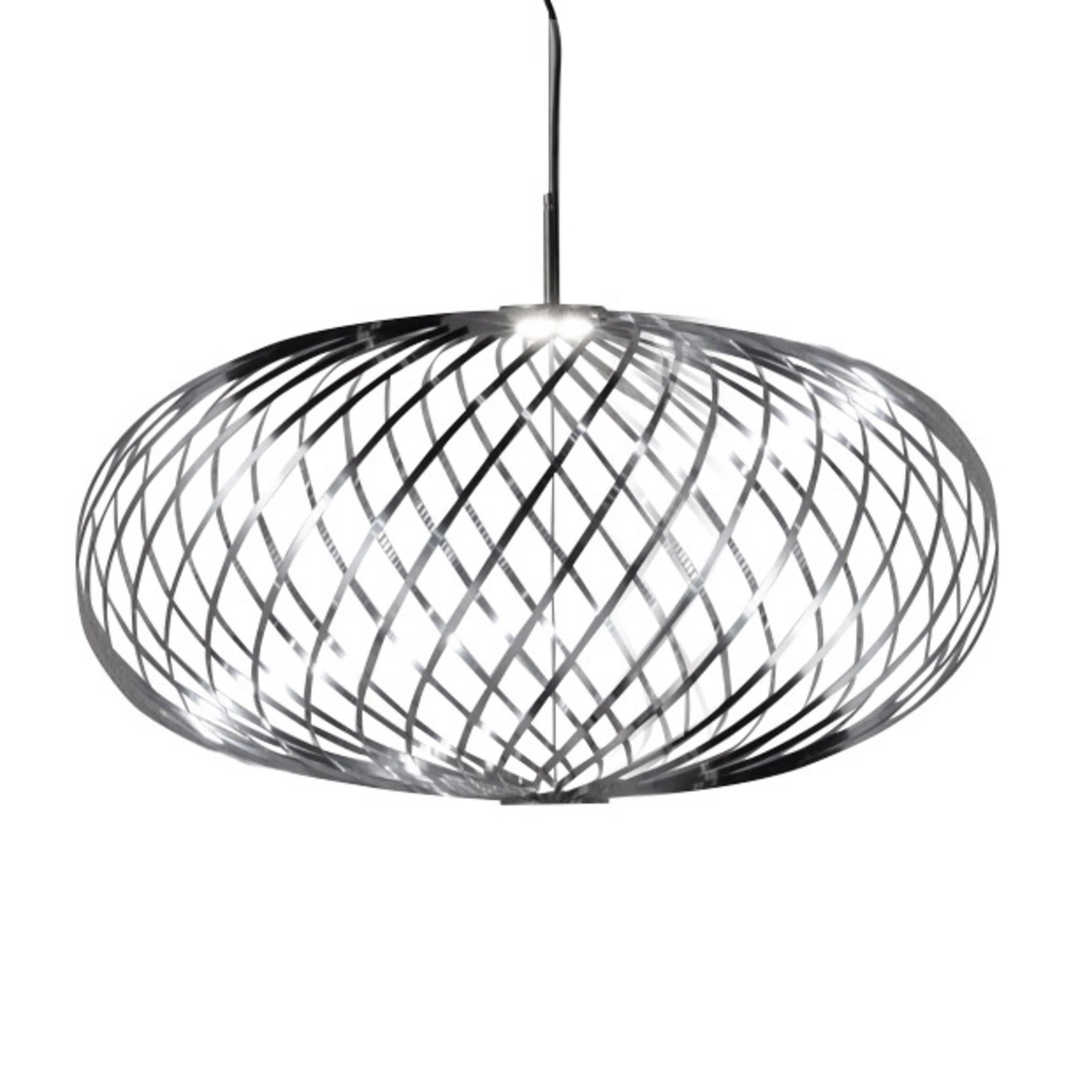 Tom Dixon Spring Medium závěsné světlo Ø79cm chrom