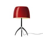 Lumiere Grande Candeeiro de Mesa E27 Black Chrome/Cherry Dimm. - Foscarini