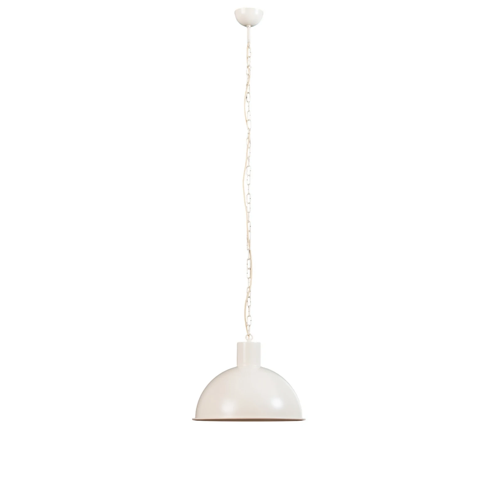 Lámpara colgante Emoti, beige, 1 luz, Ø 38 cm