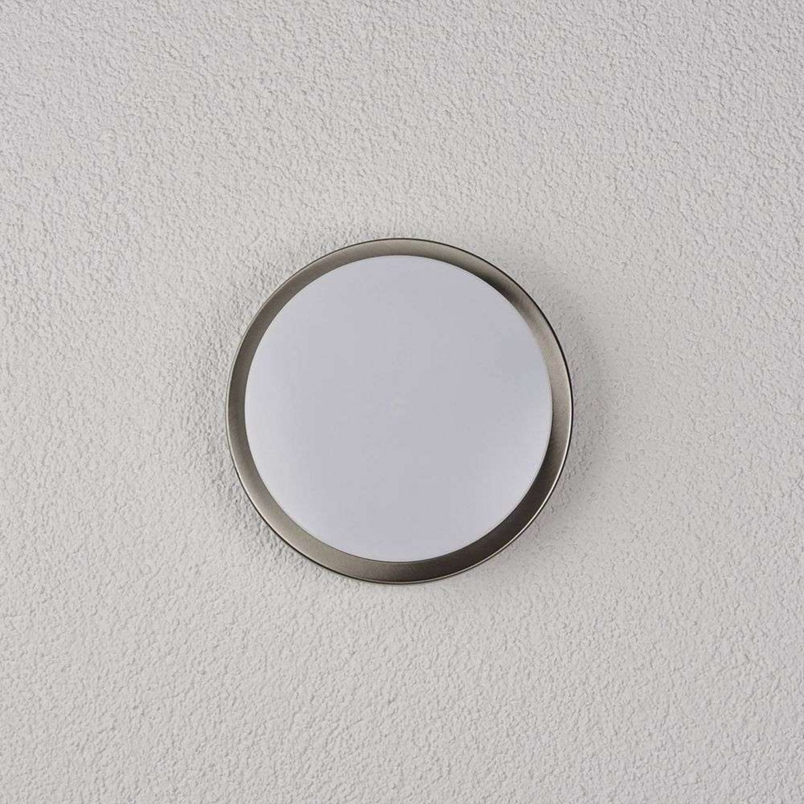 Fero Round Aplica de Exterior Stainless Steel - Lindby