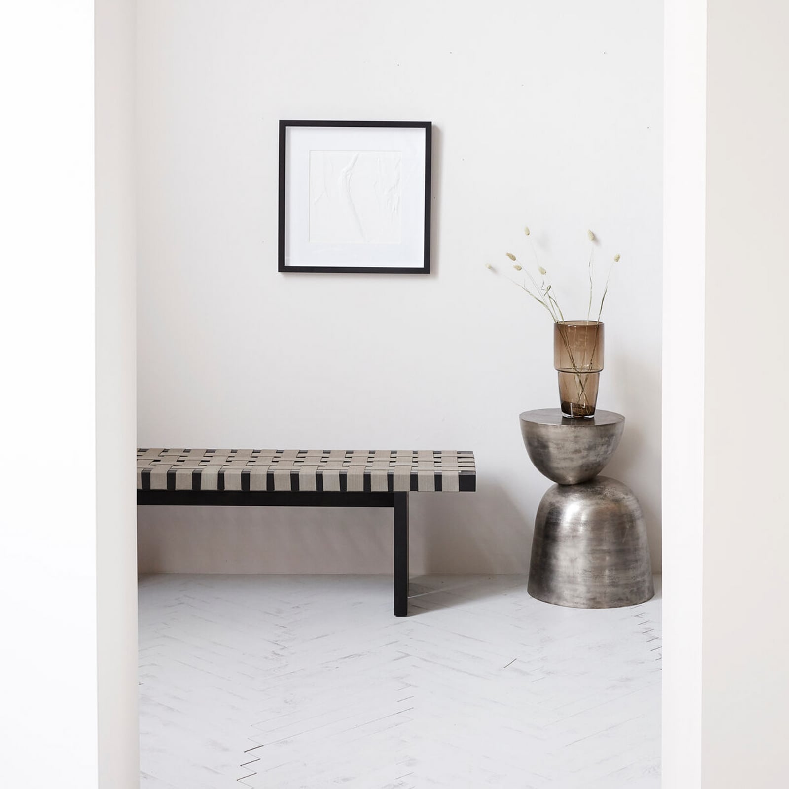 Tavolino HDHeena, metallo patinato 55 cm - House Doctor