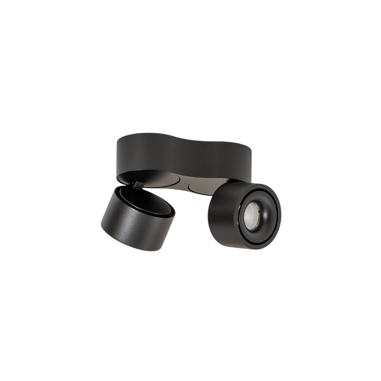 Arcchio Spot LED pentru tavan Rotari, 1240lm, 2 becuri, negru