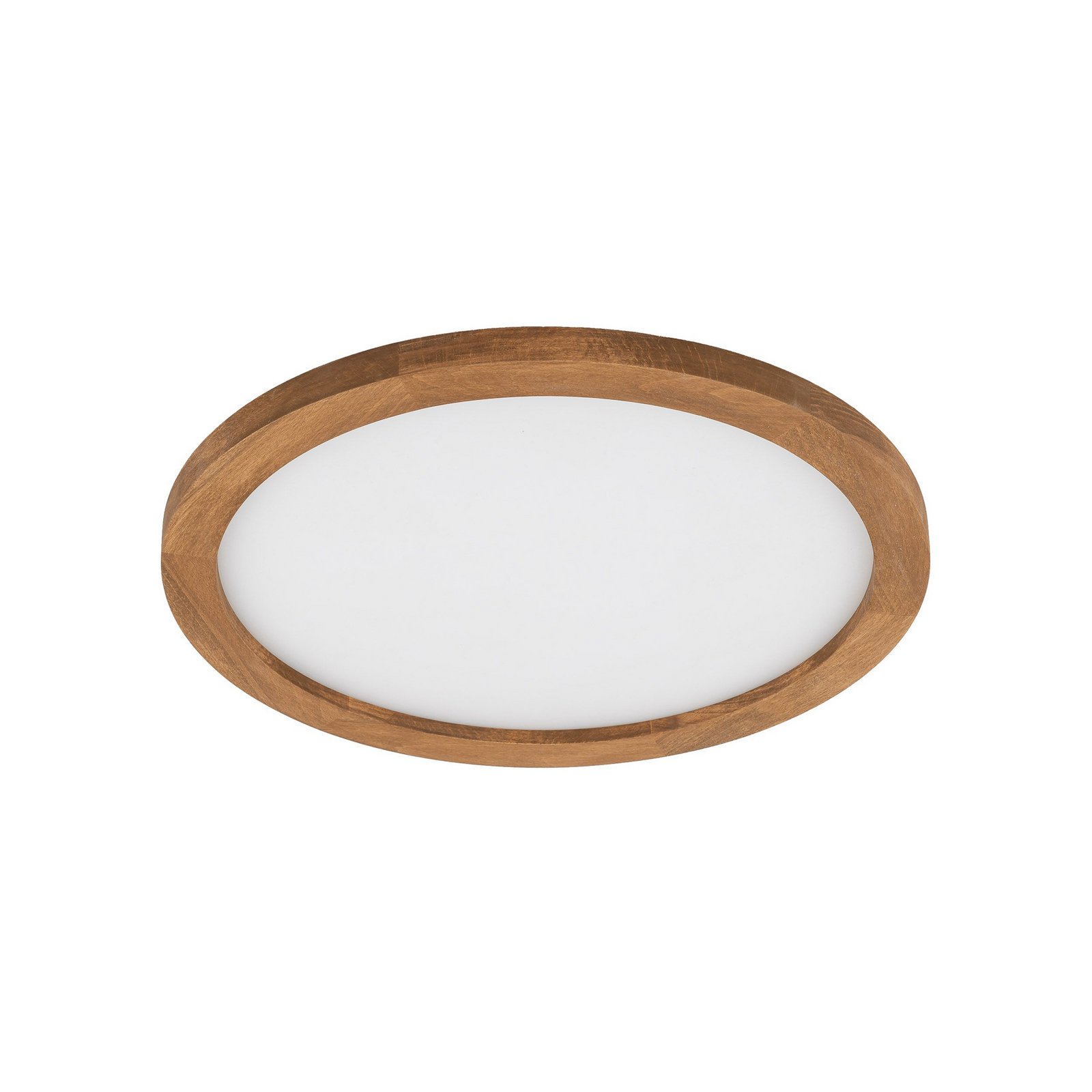 Aqua LED panel, walnut, Ø 42.5 cm, 36 W