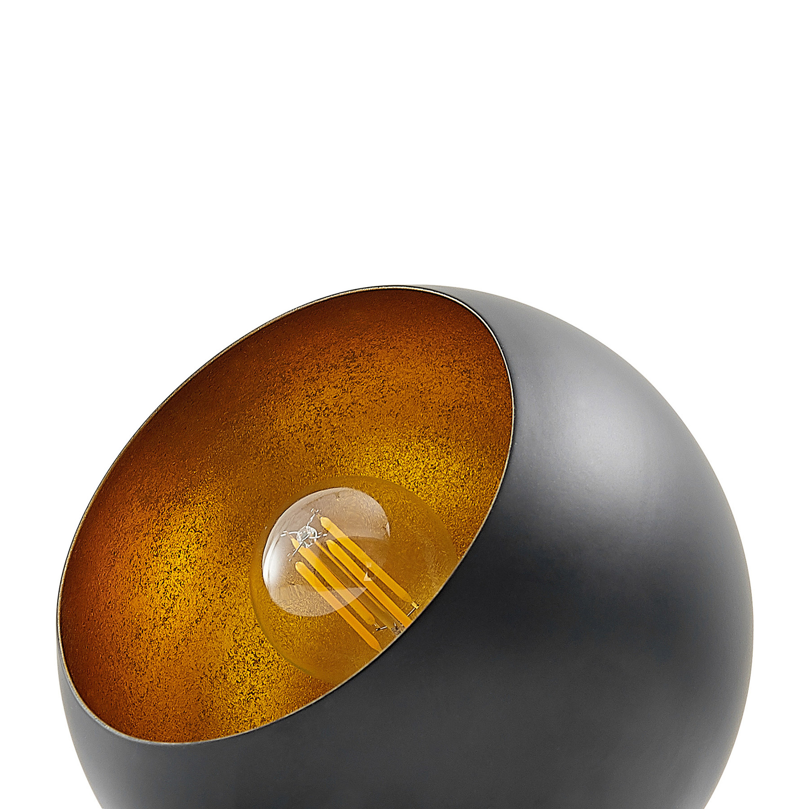 Lindby Filamoni tafellamp in zwart en goud