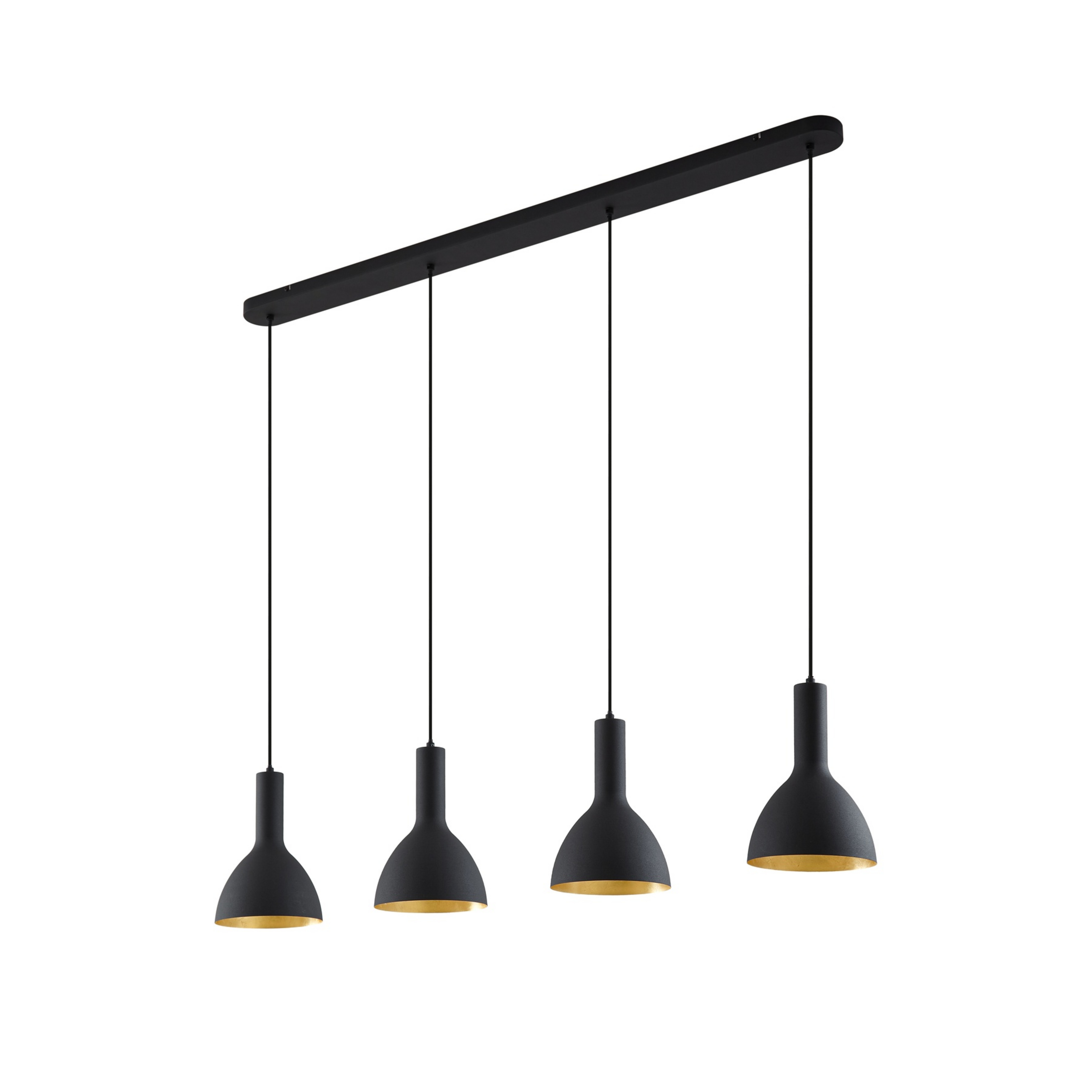 Cosmina 4 Hanglamp Track Zwart/Goud - Arcchio