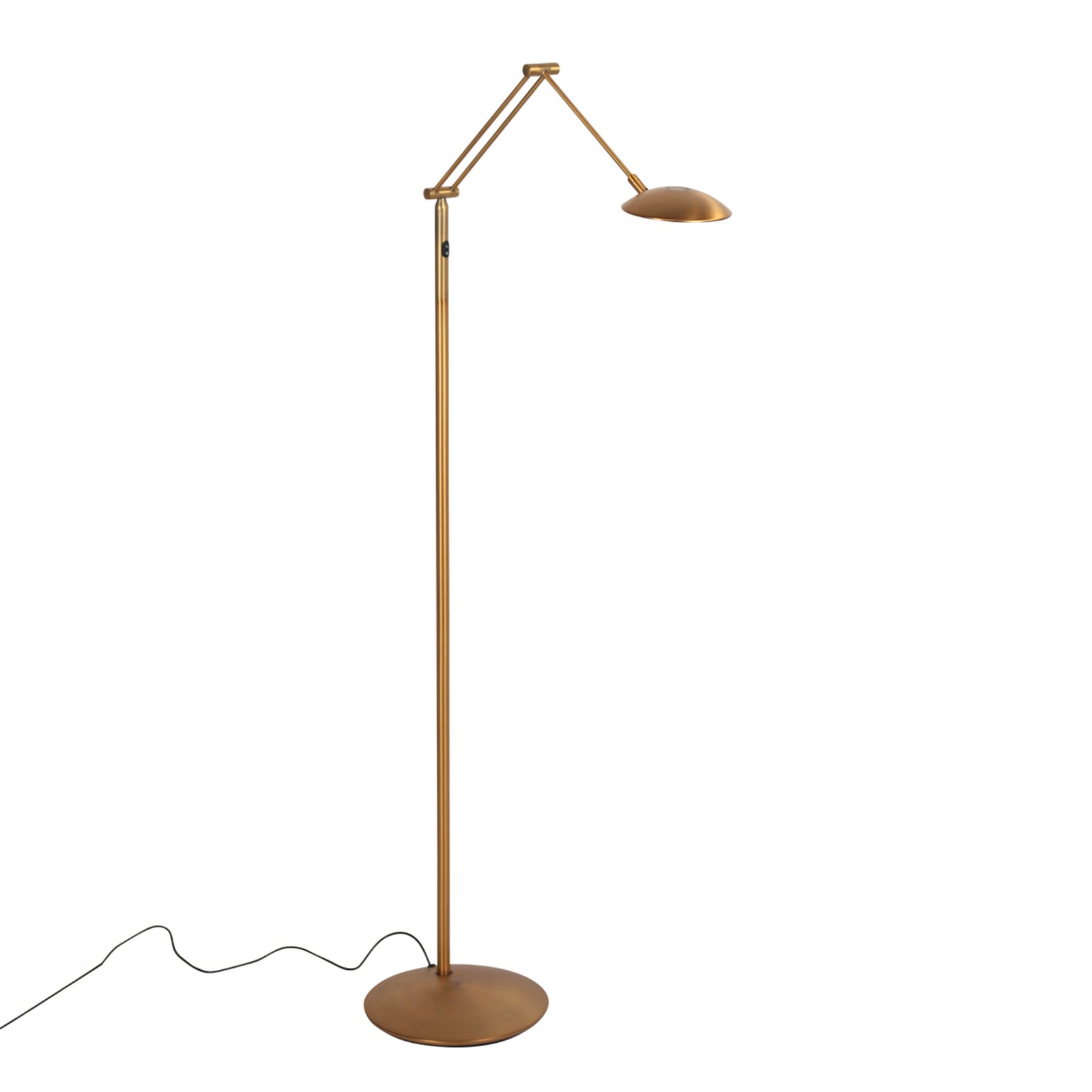 LED-golvlampa Daphne 2, 1 lampa, brons, CCT, fjärrkontroll