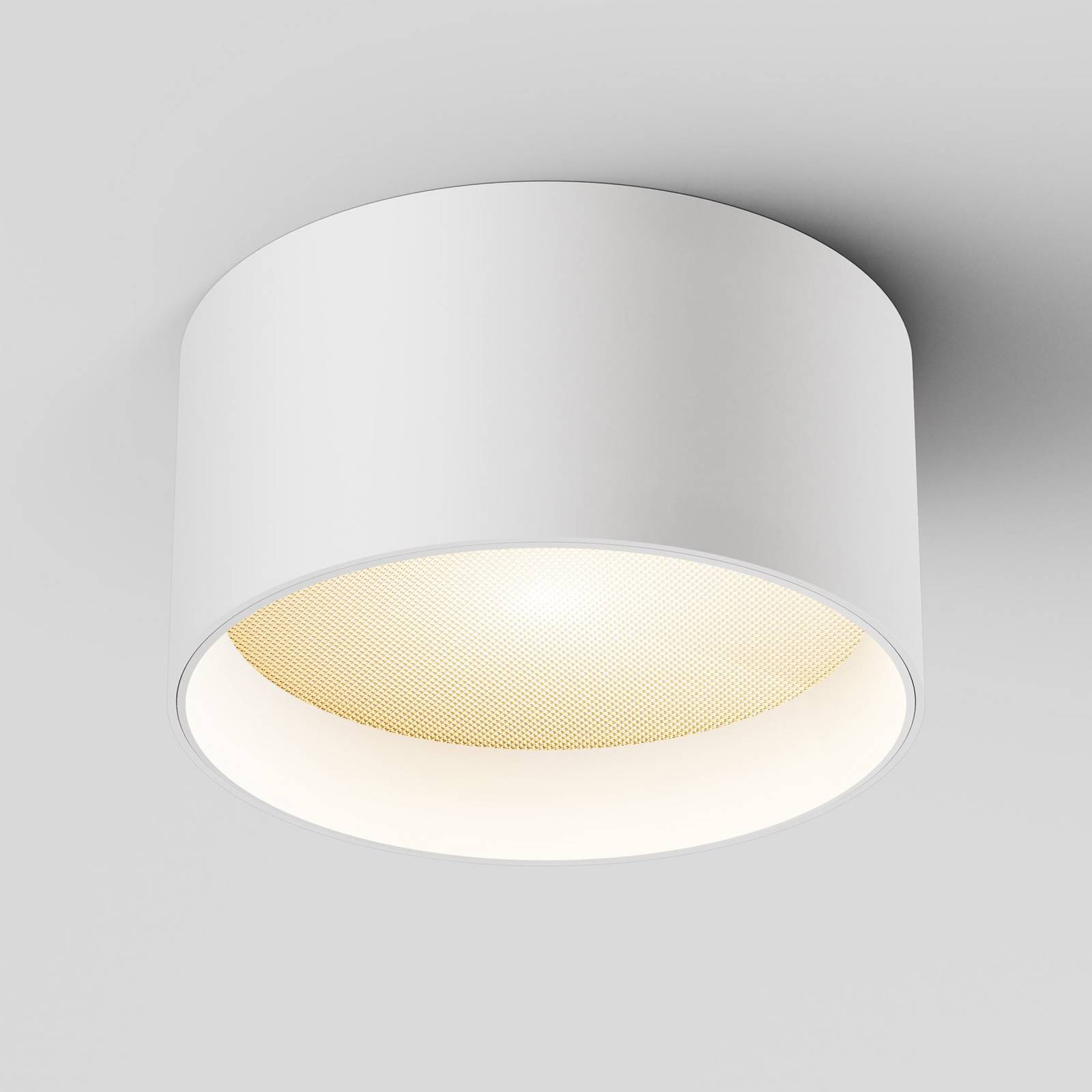 Maytoni downlight LED Vega, biały, Ø 14 cm, 15W, aluminium