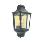 Glasgow Outdoor Wall Lamp Black - Norlys