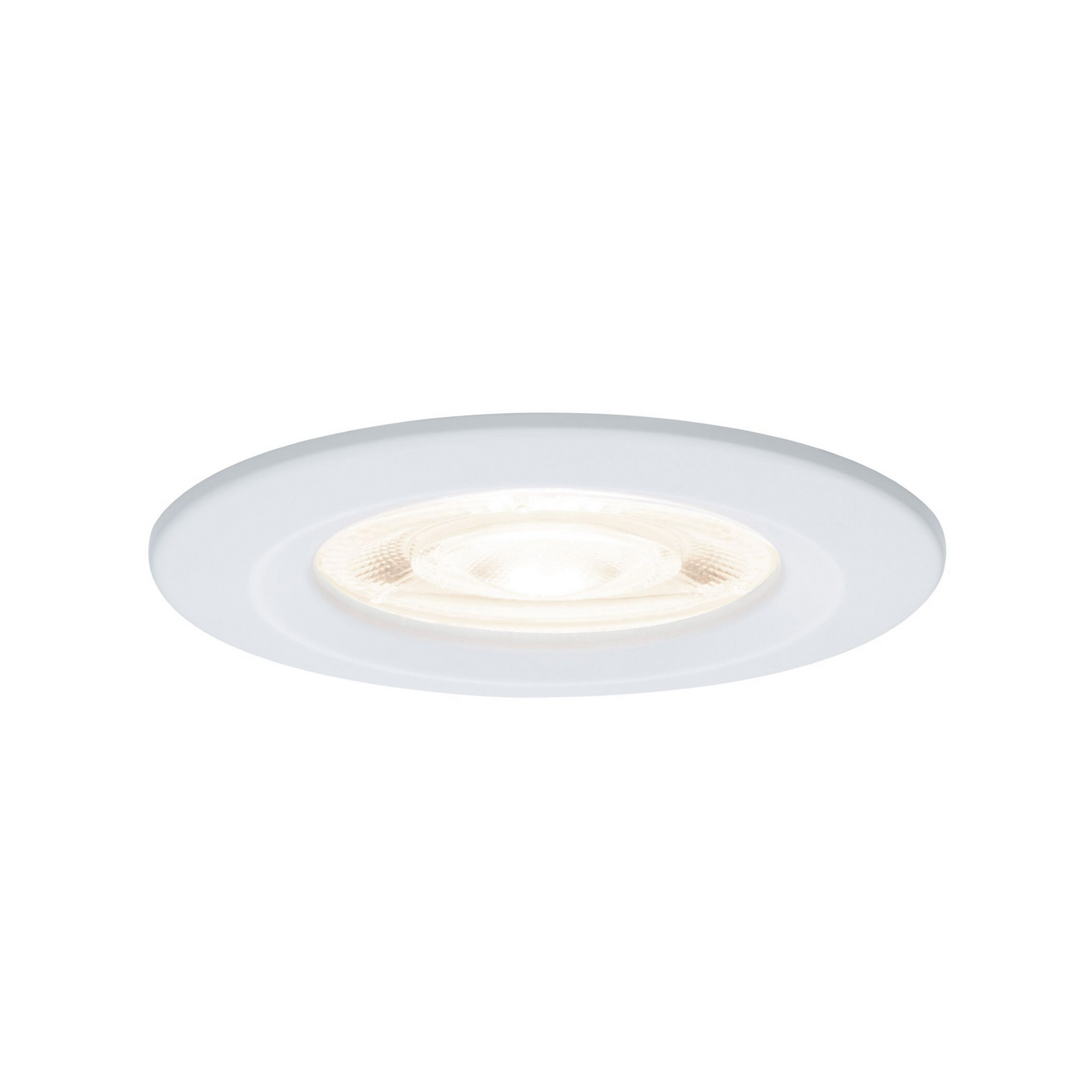 Oprawa wpuszczana Paulmann NOVA, biała, Ø 8 cm, sztywna, 2 700 K, zestaw 3 szt. Oprawa wpuszczana Paulmann NOVA, biała, Ø 8 cm, sztywna, 2 700 K, zestaw 3 szt.