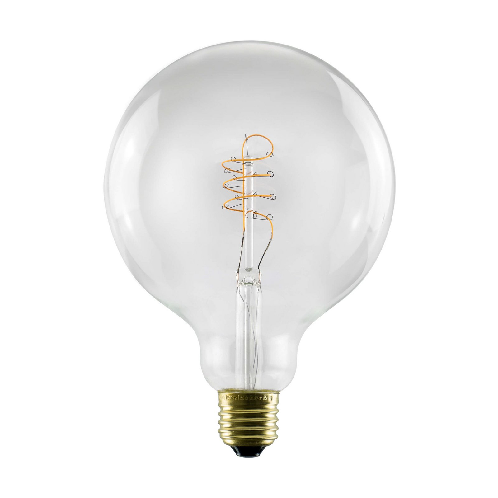 SEGULA LED Elegant Line E27 5W G125 2200 K kvēlspuldze ar regulējamu spilgtumu