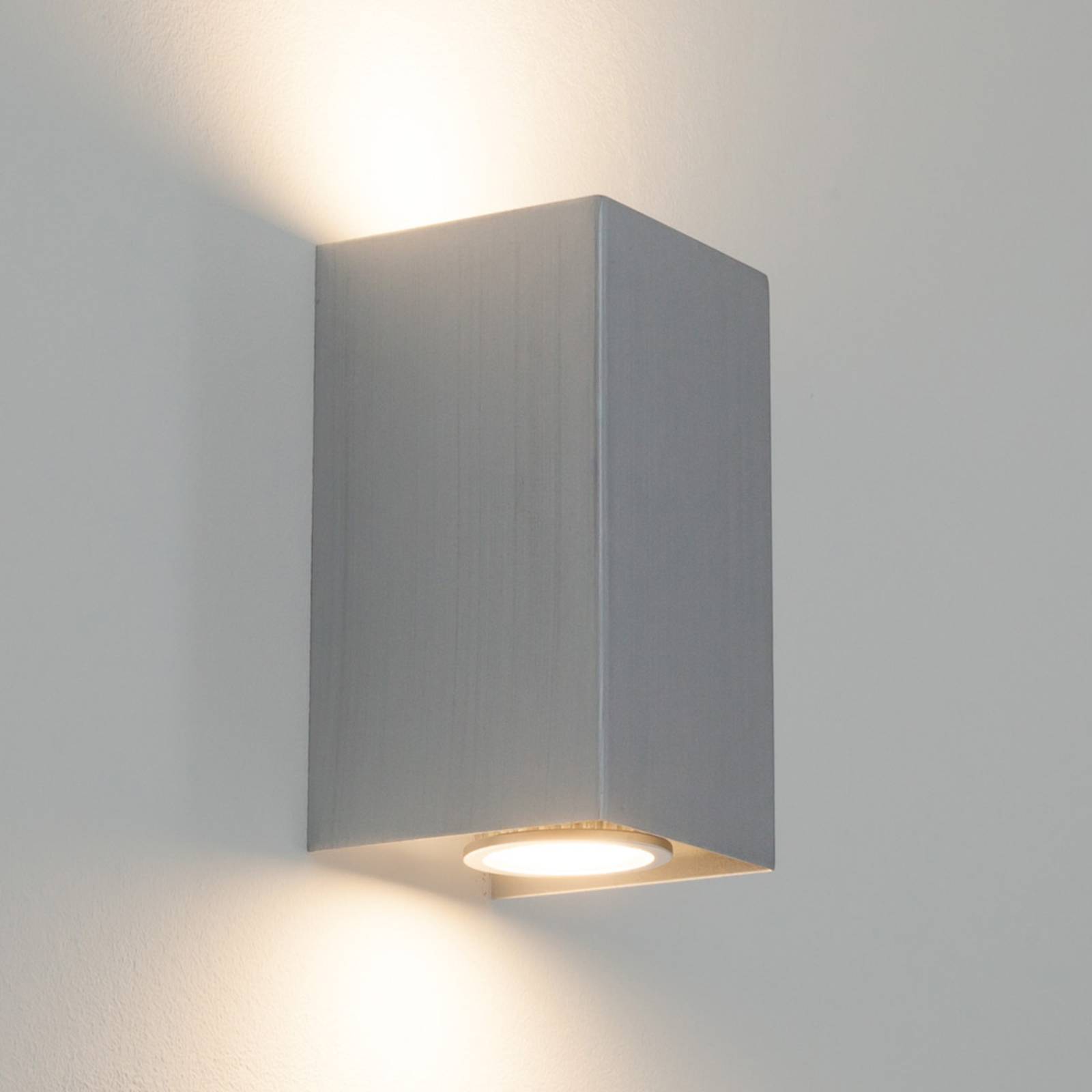 Photos - Chandelier / Lamp Lindby Kabir angular metal wall light, GU10 