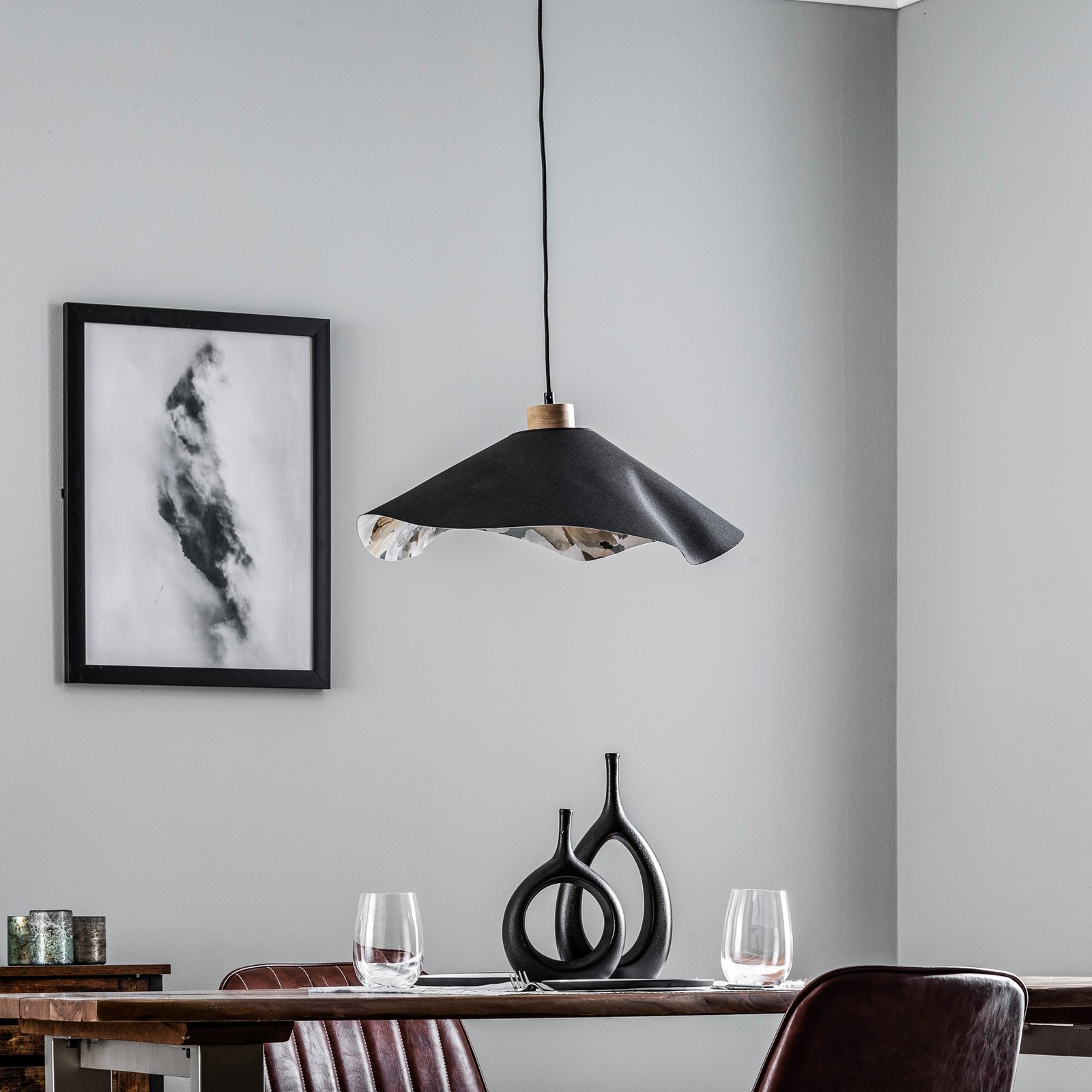 Marian Lampada a Sospensione Ø50 Black/Gold - Envostar