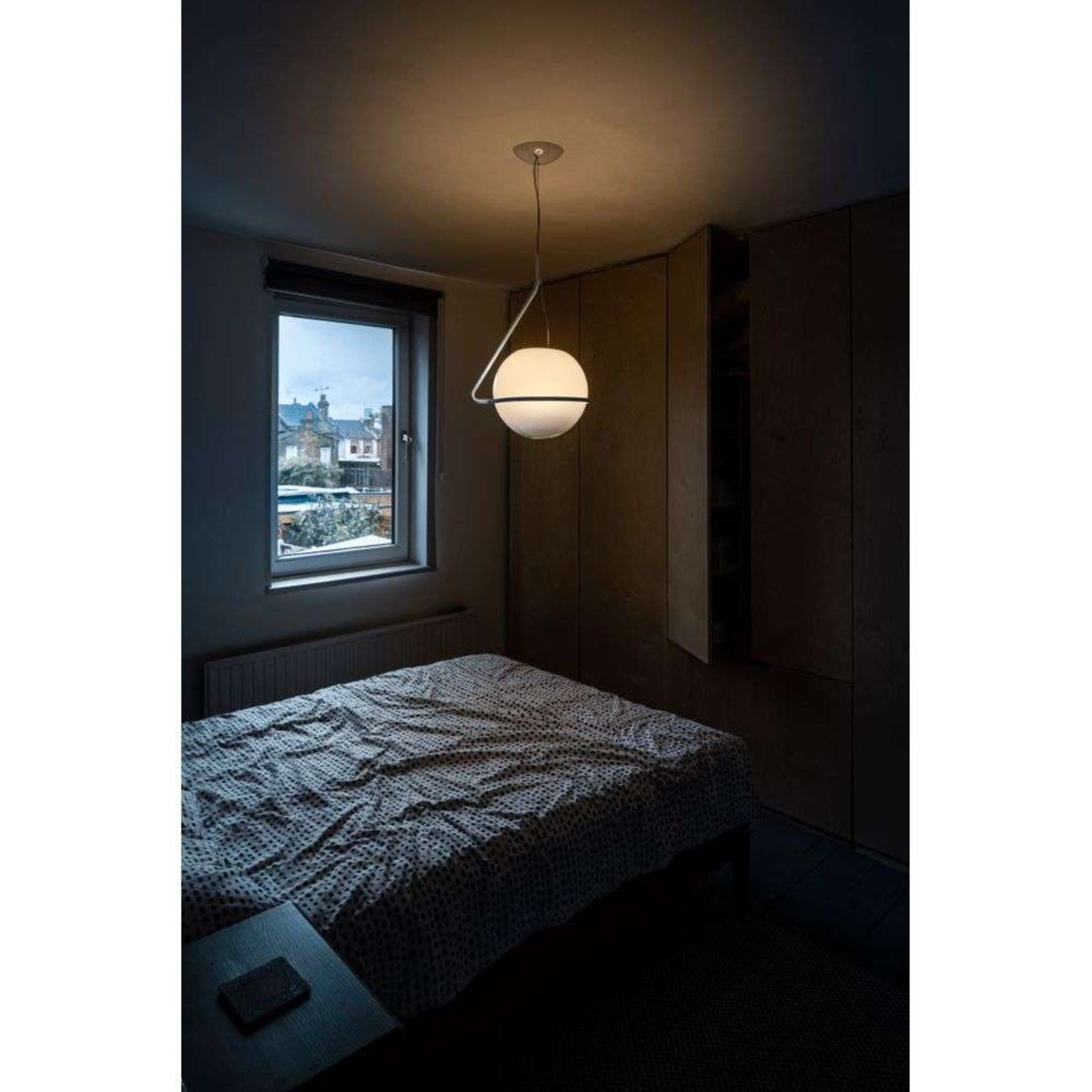 Tonda Lustră Pendul Titanium/White - Foscarini