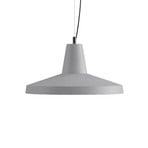 Karman Gangster pendant light, grey, Ø 50 cm, ceramic, E27