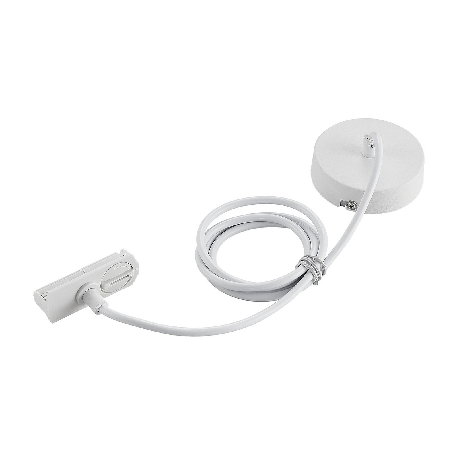 Sistem de șine Lindby Linaro, GU10, 6 becuri, alb, formă C