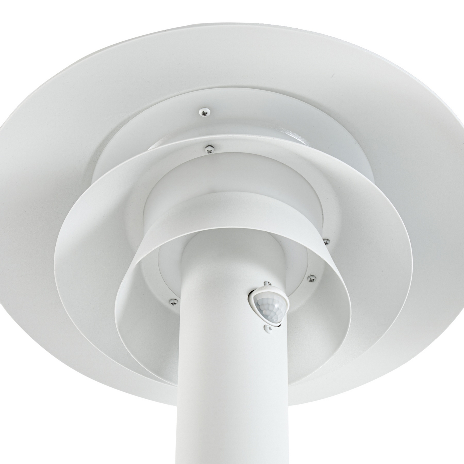 Lucande Montaro LED path light, 110 cm, white, with sensor