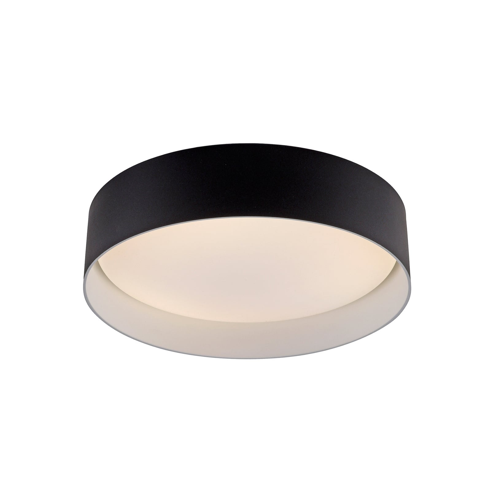 LED lubinis šviestuvas „TAVOLI“, juodos spalvos, skersmuo 29 cm, metalas, CCT,