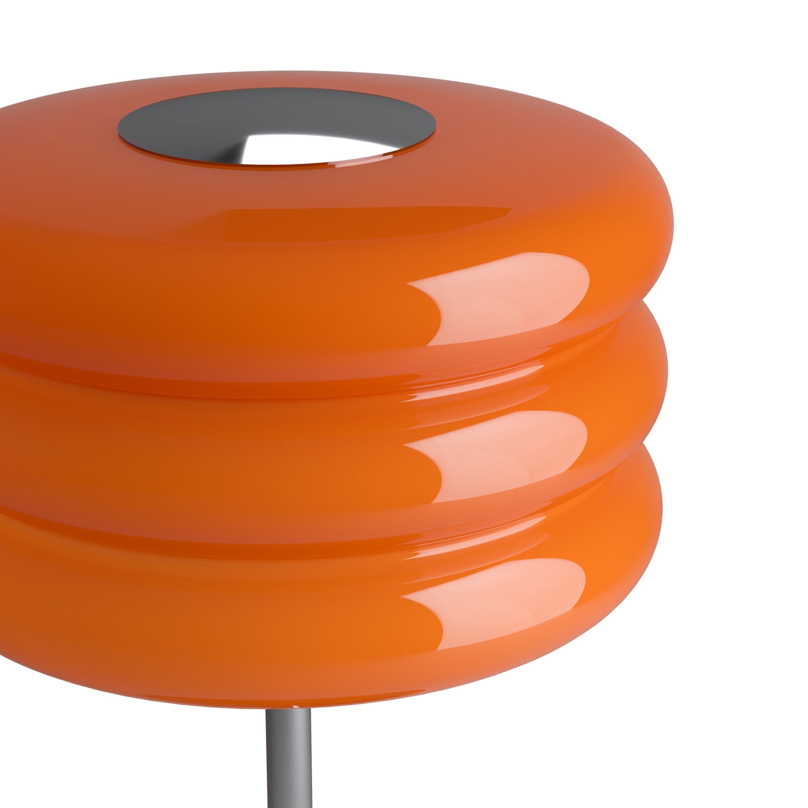 Stolová lampa Tortora, oranžová, sklo, kov, výška 30 cm, E14 Stolová lampa Tortora, oranžová, sklo, kov, výška 30 cm, E14