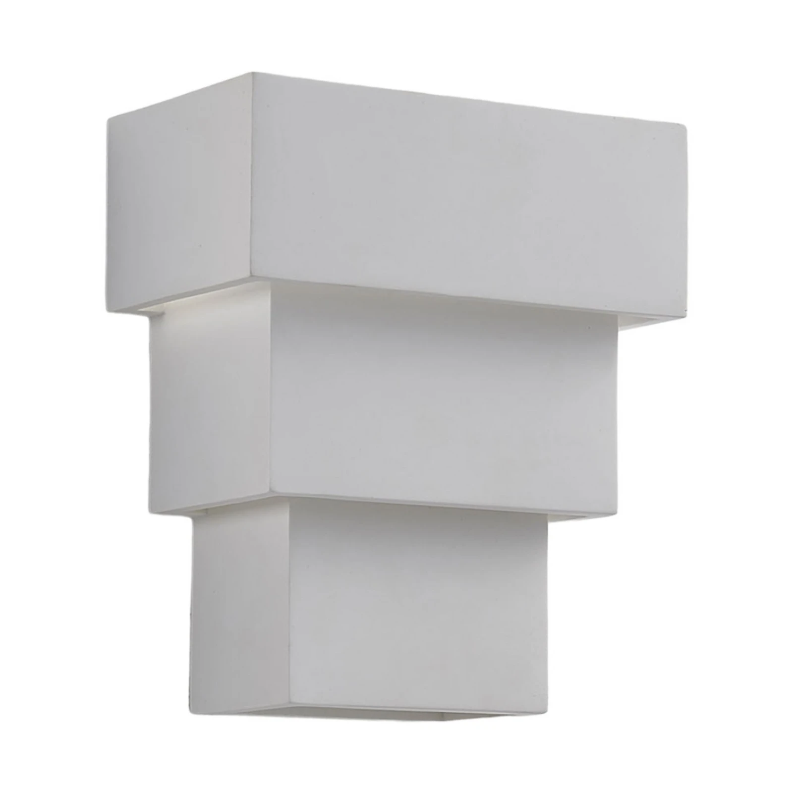 Lindby zidna lampa Antonella, bijeli gips, G9, bojanje, 21 cm