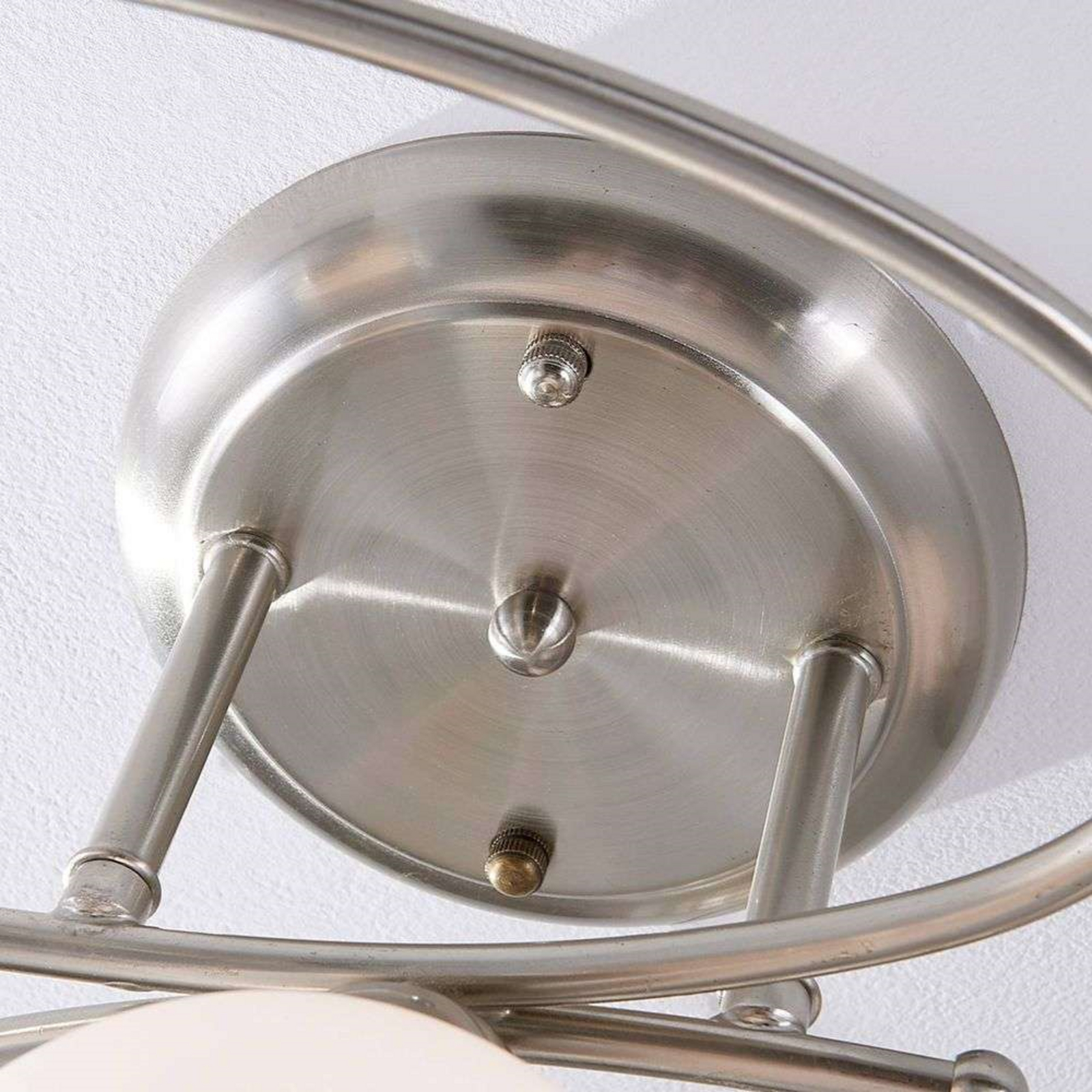 Svean 3 Plafond White/Nickel - Lindby